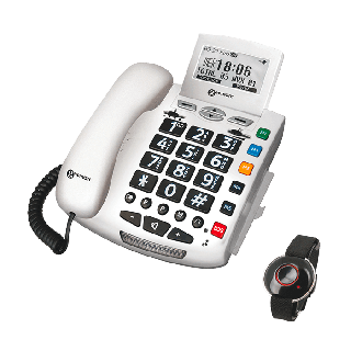 Téléphone + bracelet d'appel d'urgence - SERENITES