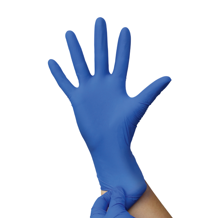 Gants d'examen en nitrile sans poudre 240 mm - SENSISKIN