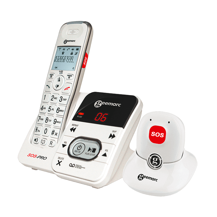 Téléphone avec médaillon SOS - AMPLIDECT 295 SOS PRO